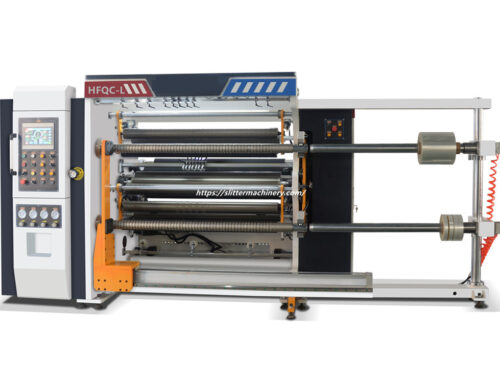 HFQC-1100L-1300L-1600L film slitter rewinder machine